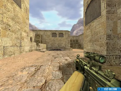 MP5 Camouflage with Optics model for CS 1.6