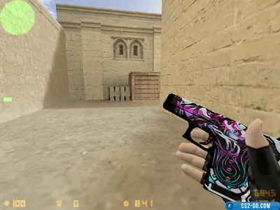 Glock Neon Noir model for CS 1.6