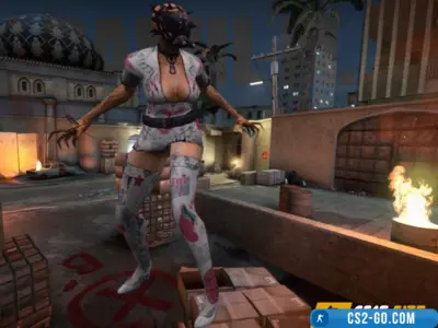 New Year Strong Female Zombie Model for CS 1.6