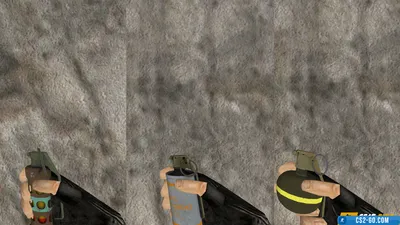 “CS:GO Grenade Models Pack” for CS 1.6