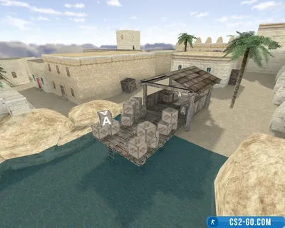 The "de_sultan" map for CS 1.6