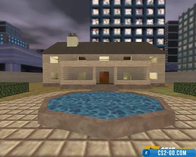 The map "cs_mansion" for CS 1.6