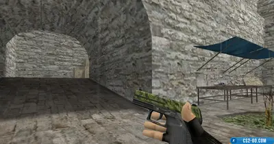 HD P2000 "Jungle Tiger" model for CS 1.6