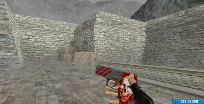 HD P250 "Bloody Skull" model for CS 1.6