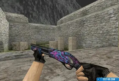 HD Sawed-Off "Fever Dream" model with inspection animation for CS 1.6