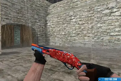 HD Sawed-Off model "Ghetto Blaster: Blue Magic" for CS 1.6