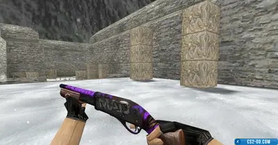HD Sawed-Off Model “Purple Maniac” for CS 1.6