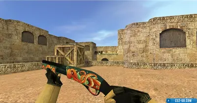 HD Sawed-Off "Kraken" model with inspection animation for CS 1.6