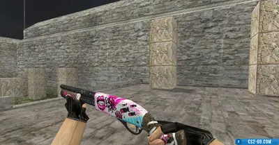 HD Sawed-Off "Wasteland Princess" model with inspection animation for CS 1.6