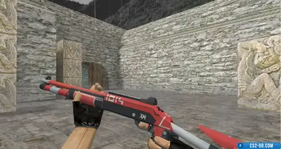 HD XM1014 “Red Fury” model for CS 1.6