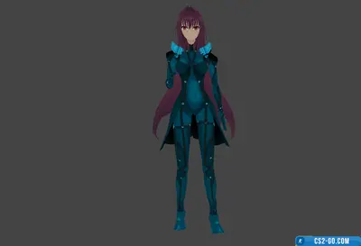 Female “Scathach” model for CS 1.6