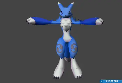 Female “Renamon” model for CS 1.6
