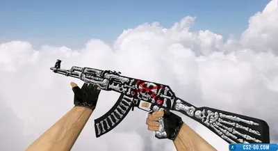 “AK-47 Bone Hunter” skin for CS 1.6