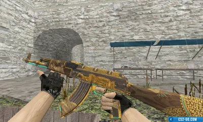 “AK-47 - Treasure Hunter” skin from Standoff 2 for CS 1.6