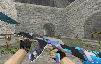 “AK-47 Necromancer” skin from Standoff 2 for CS 1.6
