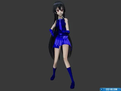 Female Anime model for CS 1.6 - Anime Girl skin