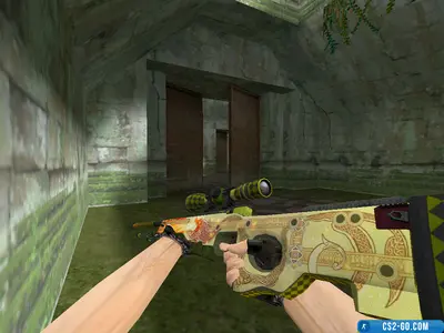The “AWP Dragon Lore” model for CS 1.6