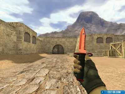“M9 Bayonet Crimson Web” model for CS 1.6