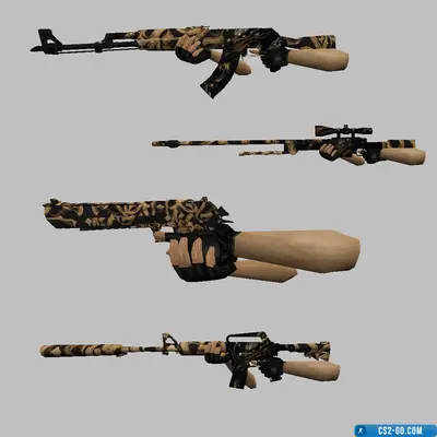 “Golden Dragon” weapon pack for CS 1.6