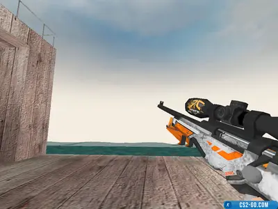The “AWP Asiimov” model for CS 1.6