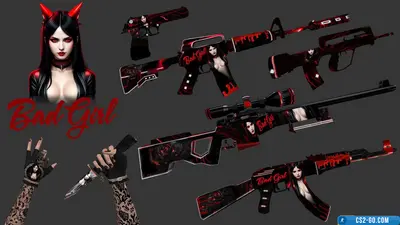“Bad Girl” weapon pack for CS 1.6