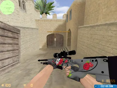 The “AWP Deathbringer” model for CS 1.6