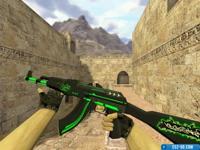 “AK-47 Green Line” model for CS 1.6