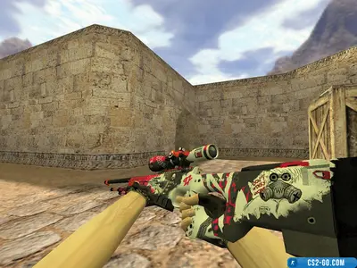 The “AWP Wild Style” model for CS 1.6