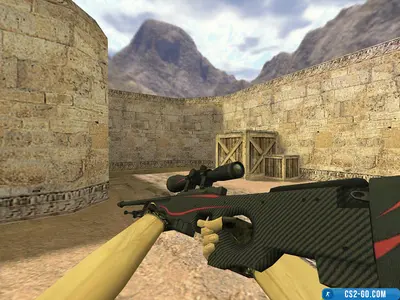 The “AWP Redline” model for CS 1.6