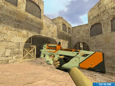 The “P90 Asiimov” model for CS 1.6