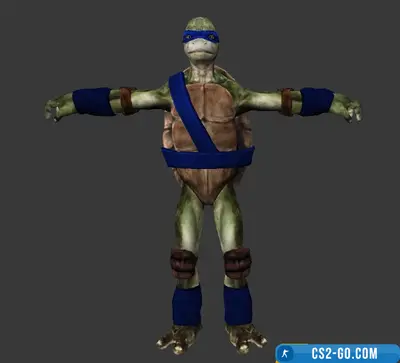 Male Turtle “Donatello” model for CS 1.6