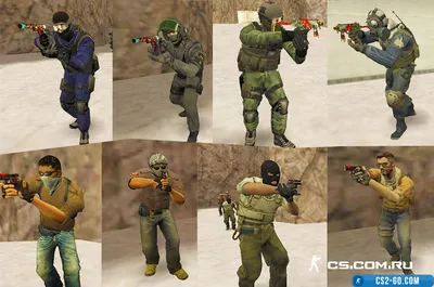 HD player model pack from CS:GO for CS 1.6