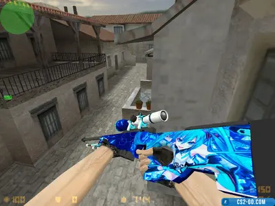The “AWP Miku” model for CS 1.6