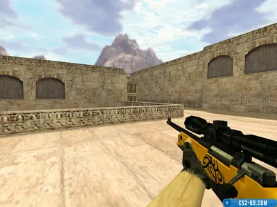 The “AWP Gold” model for CS 1.6