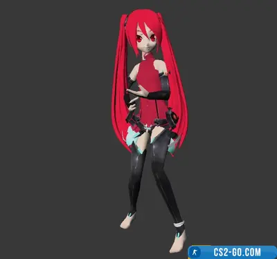 Female Miku model for CS 1.6