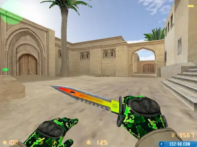 M9 Bayonet Knife “Neon Light” model for CS 1.6