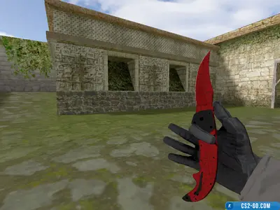Falchion Knife “Crimson Web” Model for CS 1.6