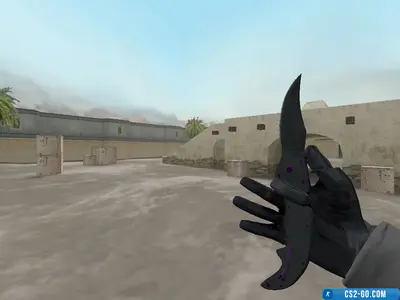 Falchion Knife “Ultraviolet” model for CS 1.6