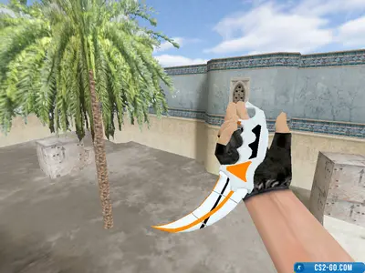 Karambit Knife “Asiimov” model for CS 1.6