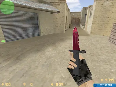 Bayonet Knife “Gamma Doppler: Ruby” Model for CS 1.6