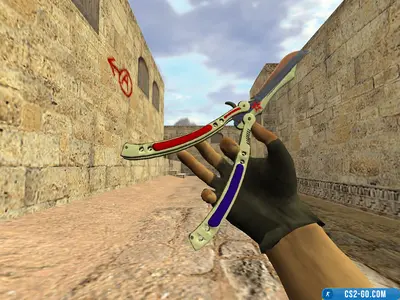 Butterfly Knife “Russia” Model for CS 1.6