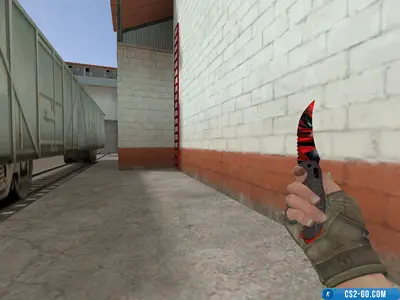 Flip Knife “Crimson Ruby” Model for CS 1.6
