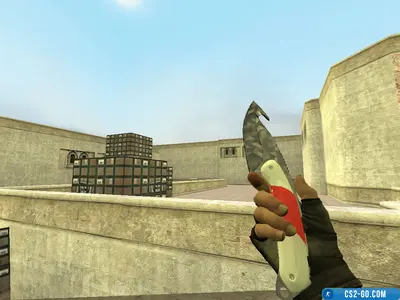 Hook Blade Knife “Black Prism” model for CS 1.6