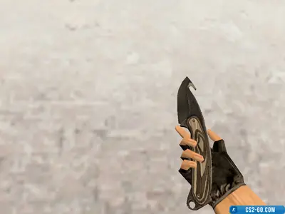 The “Black Gloss” hook-blade knife model for CS 1.6