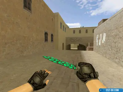 The “Skulls” bayonet knife model for CS 1.6