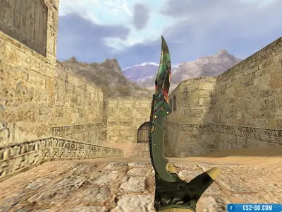 The Falchion knife “Riptide” model for CS 1.6