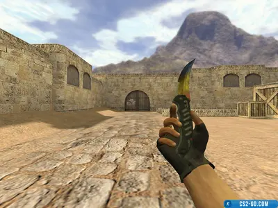 The “Marble Gradient” folding knife model for CS 1.6