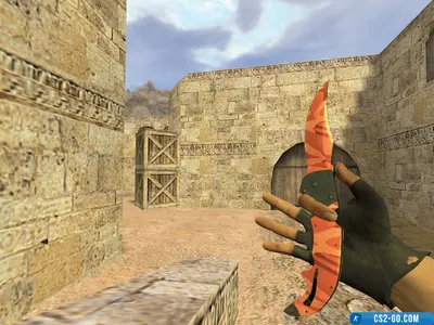 The Falchion knife “Kill” model for CS 1.6
