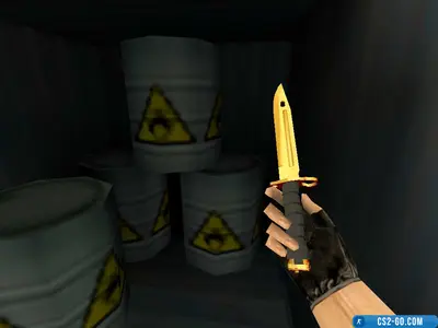 Bayonet M9 “Gold Chrome” model for CS 1.6