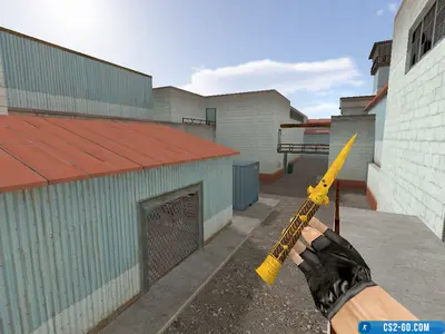 The “Pure Gold” stiletto knife model for CS 1.6